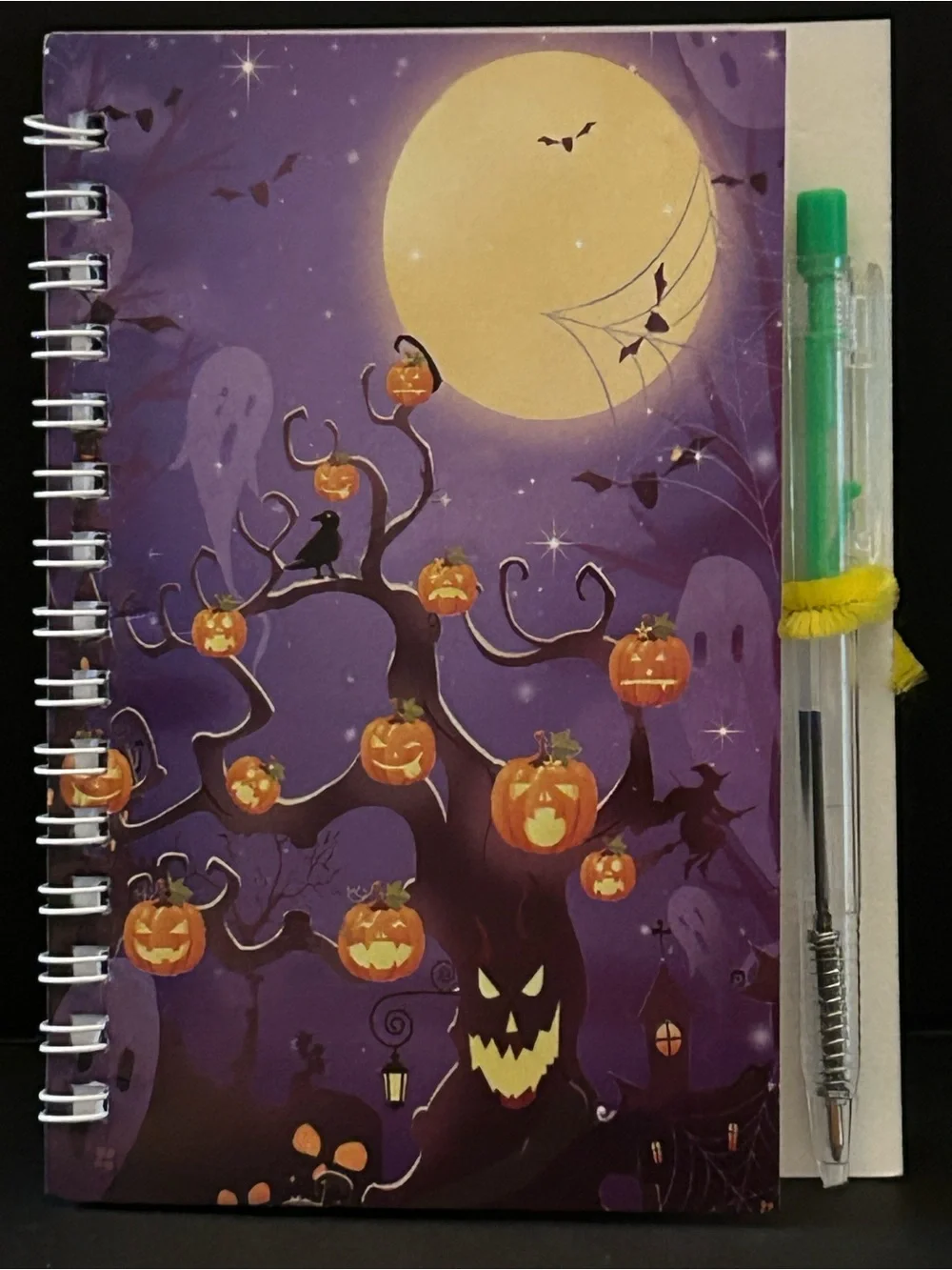 SET of (4) Four Halloween Designs 🎃 Medium Size Notebooks for Kids Party Favors